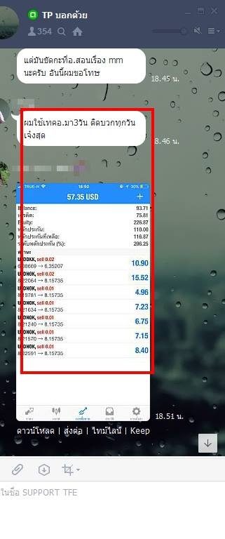 ผลลัพธ์จริงจากนักเรียน 7ST — ภาพหน้าจอผลการเทรด